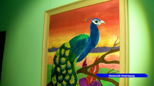 В первом санаторном детском доме открылась художественная выставка «На языке искусства»
