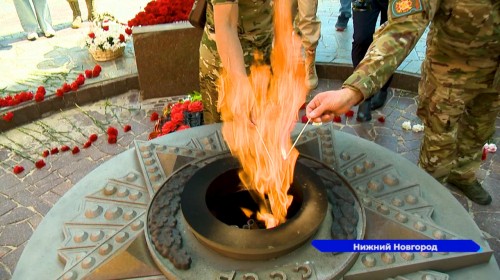 Память павших на Великой Отечественной войне почтили жители Автозаводского района