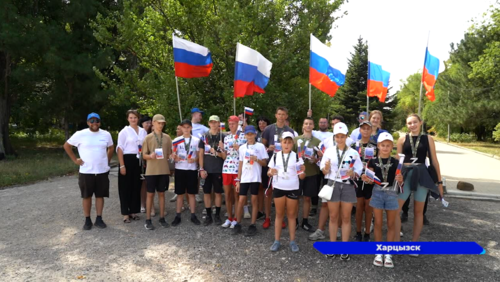 Спортивный праздник для молодых жителей Харцызска организовали волонтеры Дома народного единства