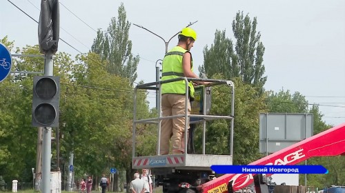 7 новых светофоров установили в потенциально аварийных местах Нижнего Новгорода