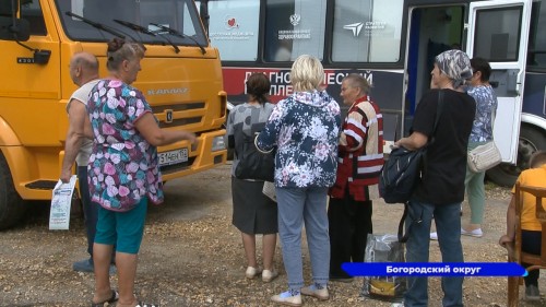 «Поезд здоровья» прибыл в деревню Солонское