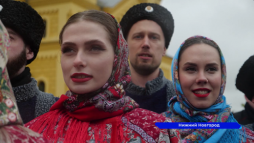 Народный хор Нижнего Новгорода исполнил знаменитую песню из фильма «Белорусский вокзал» 
