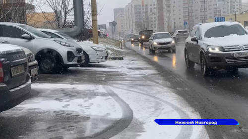 Нижний Новгород накрыл снегопад