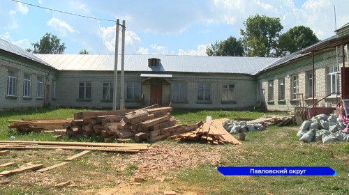 Ремонт проводится в спортзалах сельских школ Нижегородской области