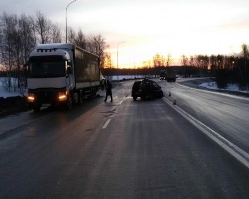 Женщина и годовалая девочка пострадали в ДТП в Лысковском районе